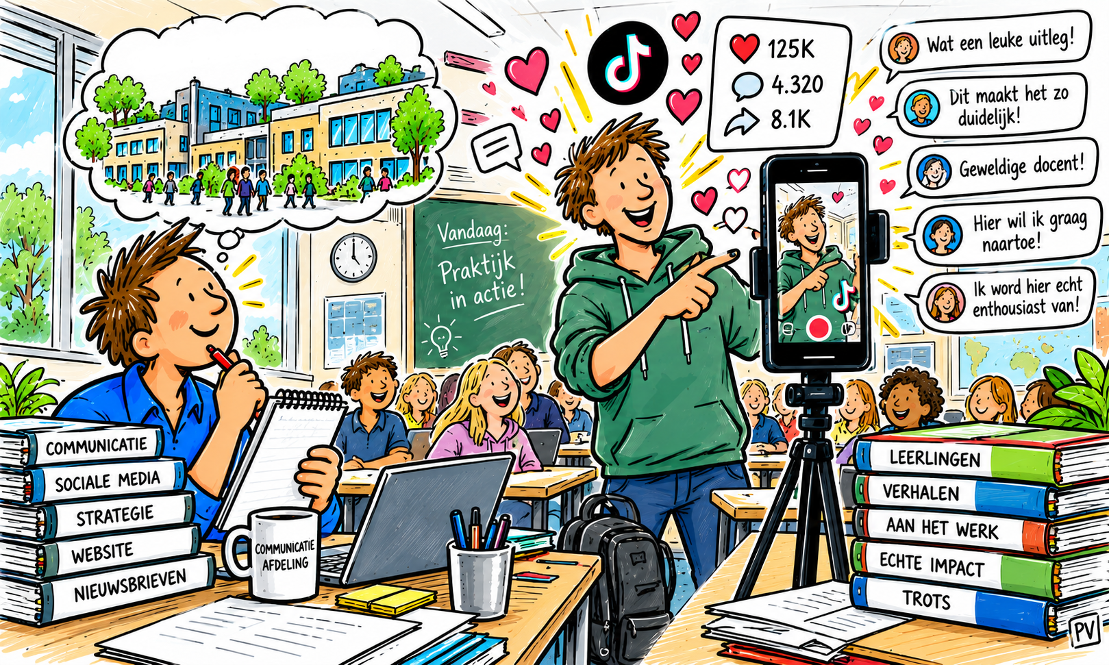 Je collega heeft een publiek dat jij niet kent